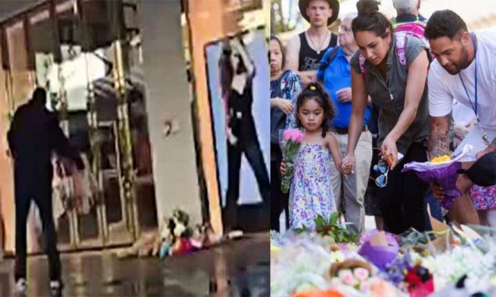 Video shows heartless thief stealing flowers from Melbourne victim memorial