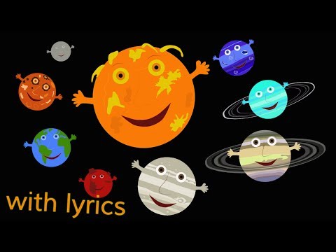 The Solar System Song (with lyrics)