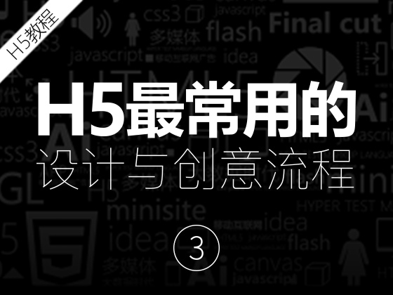 告诉你，H5最常用创意设计流程