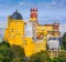 Pena National Palace in Sintra, Portugal is a UNESCO World Heritage Site.