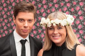 Sunrise producer Michael Pell with co-host Samantha Armytage.