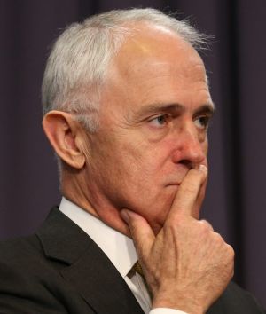 "Strong leaders carry out their promises. Weak leaders break them. I'm a strong leader": Malcolm Turnbull.