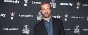 Writer and director Judd Apatow poses as he arrives for the Just for Laughs awards show at the annual comedy festival in ...