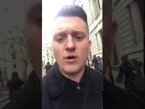 Tommy Robinson Courageous Message Outside Westminster After Attack, 22/3/2017, Islam, Muslims, Trump