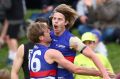 Winners are grinners: Footscray are through to the grand final.