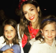 Cash Warren and Jessica Alba with daughters, Honor,9, and Haven, 5.