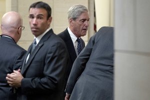 Former FBI Director Robert Mueller, the special counsel probing Russian interference in the 2016 election, arrives on Capitol Hill for a closed door meeting, Wednesday, June 21, 2017, in Washington. (AP Photo/Andrew Harnik)