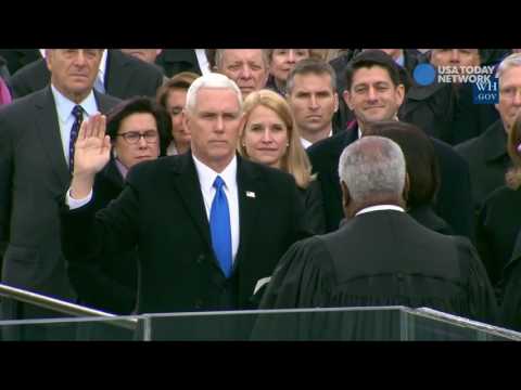 Mike Pence is sworn in as vice president of the United States