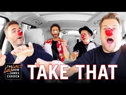 Comic Relief - Take That Carpool Karaoke: UK Red Nose Day Special Edition