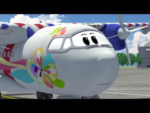 Airplane cartoon for kids - The Airport Diary - Illi's awesome change! (cartoon 69)