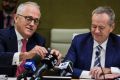 Malcolm Turnbull and Bill Shorten are both battling party in-fighting.