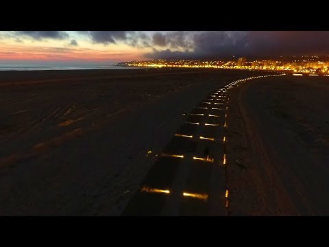 Passadiços da Figueira da Foz / Buarcos ao anoitecer - 4K Ultra HD