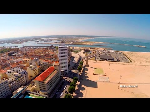 Figueira da Foz and Buarcos aerial view