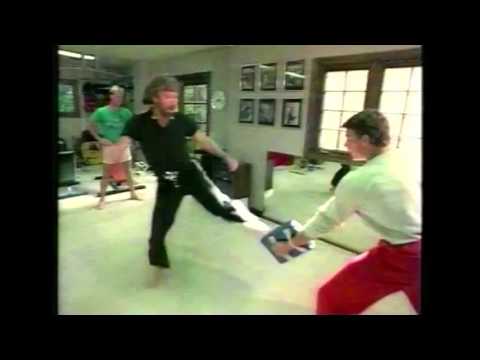 VAN DAMME and CHUCK NORRIS - Martial Arts Training (1984)