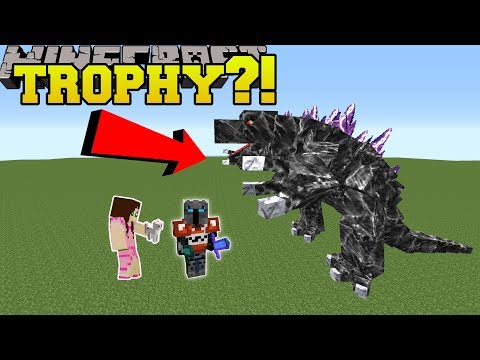 Minecraft: MASSIVE TROPHIES!! (TROPHIES BIGGER THAN YOU!) Mod Showcase