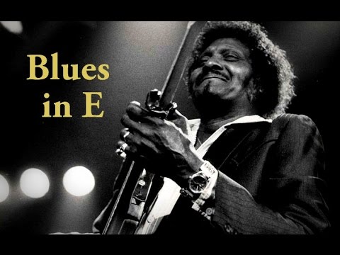 Texas Blues Albert Collins Style Guitar Backing Track in E 122 bpm