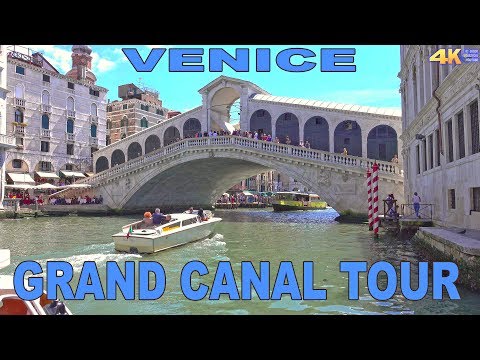 VENICE - GRAND CANAL TOUR 2017 4K