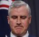 Small Business minister Michael McCormack and Australian Statistician David Kalisch during a press conference on the ABS ...