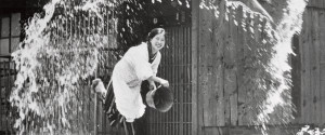 ARTIST TOJI TAKASHIMA IN HER YARD