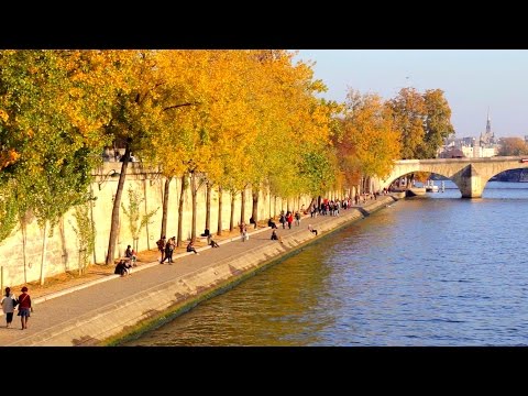 Walk along the Seine, Paris France | Promenade sur les quais de la Seine à Paris | Automne | Fall