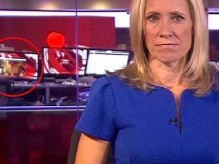 Supplied Editorial True Blood star Anna Pacquin's breasts were seen during a BBC news break.