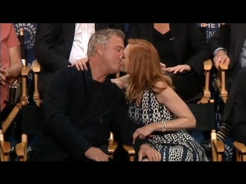 Marg Helgenberger & William Petersen Kisses [Catherine Willows & Gil Grissom]- CSI Las Vegas