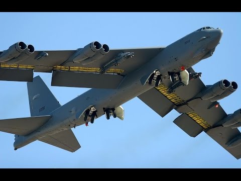 MOST INTIMIDATING !!! US Air Force Boeing B-52 Strategic Aircraft