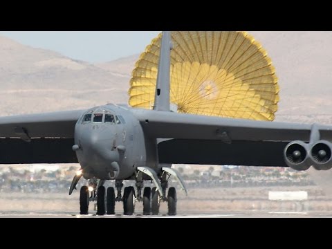 BIG BIRDS! SUPERB B-52 bombers takeoffs & landings compilation. Listen to those ENGINES ROAR!