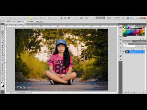 How to Blur Background in Photoshop CS5 /The Fastest and Easy Way