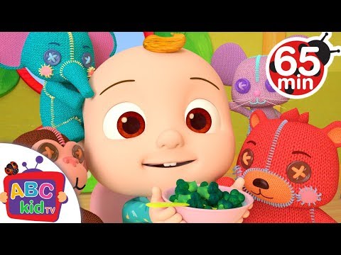 Yum Yum Vegetables Song | Nursery Rhymes and Kid's Songs Compilation Video by ABCkidTV