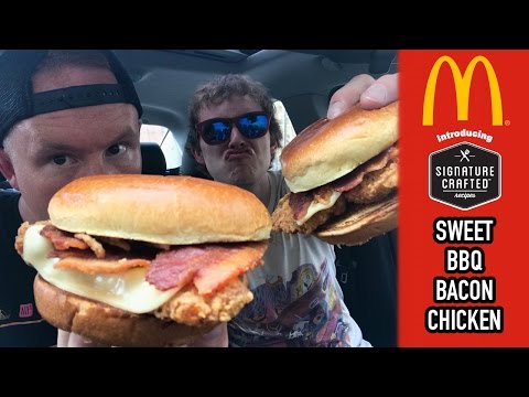 McDonald's Sweet BBQ Bacon Chicken Sandwich Food Review | Season 4, Episode 3