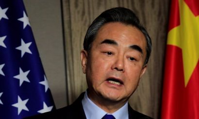 People's Republic of China Foreign Minister Wang Yi answers questions during a interview with reporters, after a bilateral meeting on the sidelines of an Asean meeting held in Manila, Philippines August 6, 2017. Photo: Reuters/Romeo Ranoco