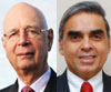 Kishore Mahbubani and Klaus Schwab