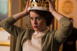 Claire Foy as Queen Elizabeth II in Netflix's The Crown, rumoured to be the most expensive television series ever made.