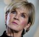 Minister for Foreign Affairs Julie Bishop addresses the media during a doorstop interview at Parliament House in ...