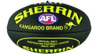 Sherrin 22cm Supa Soft Ball - Black/Yellow