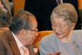 Shigeaki Hinohara in 2016 with Japan's Empress Michiko. His outlook on life had been inspired by Robert Browning's poem ...