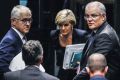 Malcolm Turnbull, Scott Morrison and Julie Bishop. 