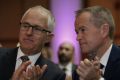 Little to enthuse voters: Malcolm Turnbull and Bill Shorten.