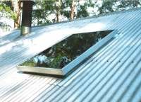 600x1200 fixed colonial skylights metal deck non-vented