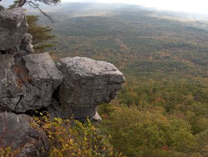 Cheaha State Park is a 2,799-acre (11.33 km2) state park in Alabama, located in northern Clay and southwestern Cleburne counties. Park facilities include a lodge, restaurant, general store, campsites, hiking trails (the Pinhoti Trail system weaves its way through the Talladega National Forest to Cheaha Mountain, the highest point in Alabama.), and other amenities. It is Alabama's oldest continuously operating state park.[1]