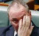 Prime Minister Malcolm Turnbull and Deputy Prime Minister Barnaby Joyce during Question Time at Parliament House in ...