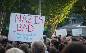 August 13, 2017 Around 1000 people gathered near Bde Maka Ska (Lake Calhoun) to stand in solidarity with the city of Charlottesville Candlelight Vigil at the White House, Washington, DC USA and speak out against white nationalists who recently held a rally