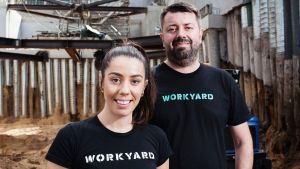 Siblings Alexandra and Nic De Bonis are the founders of Workyard, an app aimed at the construction industry.