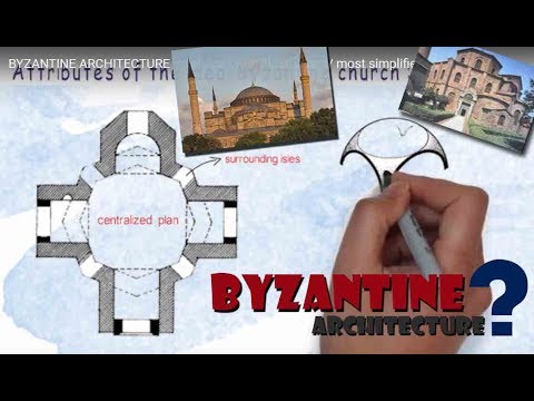 BYZANTINE ARCHITECTURE (explained with illustrations/ most simplified way)