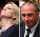 Nationals Fiona Nash, Barnaby Joyce and Matthew Matt Canavan.