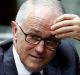 Prime Minister Malcolm Turnbull during Question Time at Parliament House in Canberra on Wednesday 16 August 2017. fedpol ...