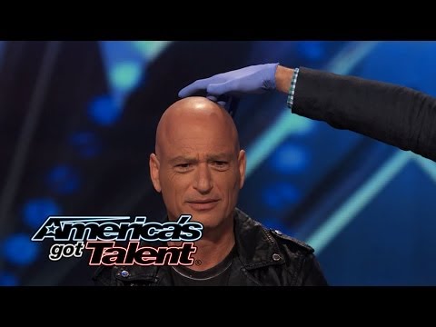 David & Leeman: Howie Mandel Can't Read When Magicians Squeeze His Skull - America's Got Talent 2014