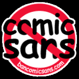 Nie wieder Comic Sans!