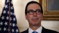 Treasury Secretary Steve Mnuchin stands in the Diplomatic Reception Room of the White House in Washington, Monday, Aug. 14, 2017, during an event for President Donald Trump to sign a memorandum calling for a trade investigation of China. (AP Photo/Alex Brandon)